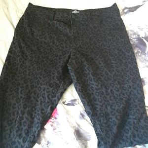 High rise leopard print jegging
